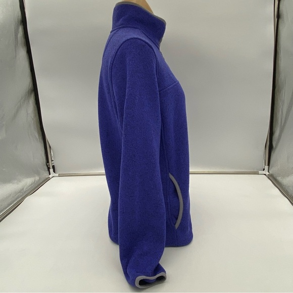 L. L. Bean Sweater Fleece Pullover Purple Size Small - Picture 5 of 14